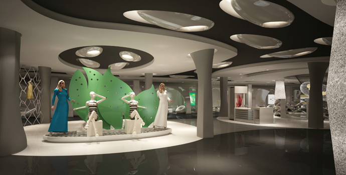 科技展廳設(shè)計(jì)效果圖